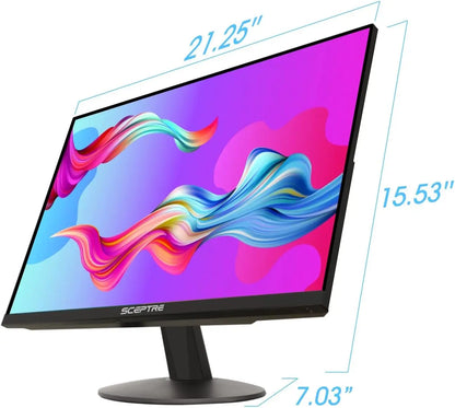 IPS 24-Inch Business Computer Monitor 1080p 75Hz with VGA Build-in Speakers, Machine Black (E248W-FPT)