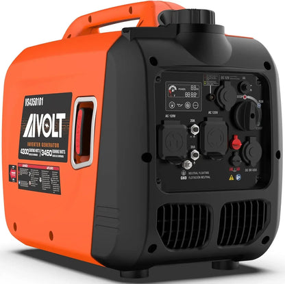 Inverter Generator 4300W Gas Powered Portable Generator Super Quiet Outdoor Generator RV Ready for Camping Tools and Home Use