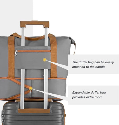 Joyway Luggage Set 3 Piece Suitcase Sets with Spinner Wheel,Hardside Expandable Travel Laggage with TSA Lock (20/24/28) - MarvelouStoree