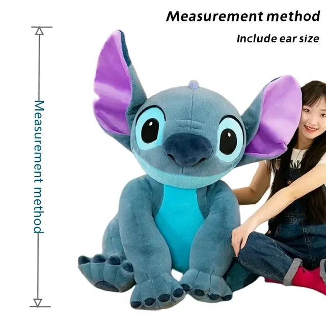 Kawaii Disney Giant Size Lilo&stitch Plush Stuffed Doll Cartoon Animal Couple Sleeping Pillow Softmaterial Toy For Children Gift