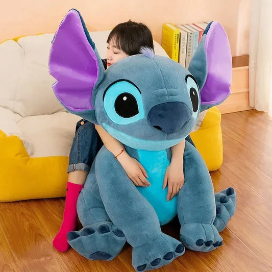 Kawaii Disney Giant Size Lilo&stitch Plush Stuffed Doll Cartoon Animal Couple Sleeping Pillow Softmaterial Toy For Children Gift