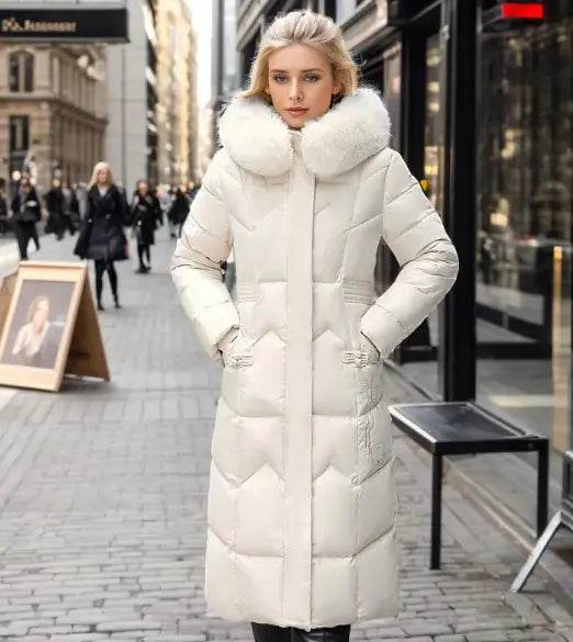 Fur Collar Winter Coat - MarvelouStoree