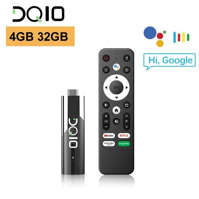 LEMFO DQ10 ATV Mini TV Stick Android13 Support 8K Video 4K Wifi6 Allwinner H618 Quad Core Cortex A53 Voice Remote Smart TV Box - MarvelouStoree