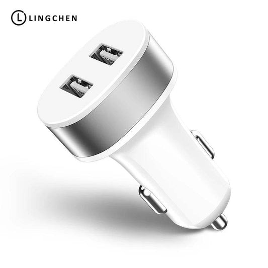 USB Car Charger For Phone 5V 2.1 A Mobile Phone Charger For iPhone Fast USB Charger Adapter - MarvelouStoree