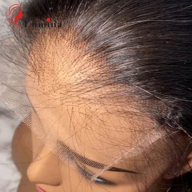 Lace Frontal Closure 13X4 Straight Frontal Only 100% Human Hair 13x4 Frontal Ear to Ear Lace Frontal with Pre Plucked Baby Hair - MarvelouStoree