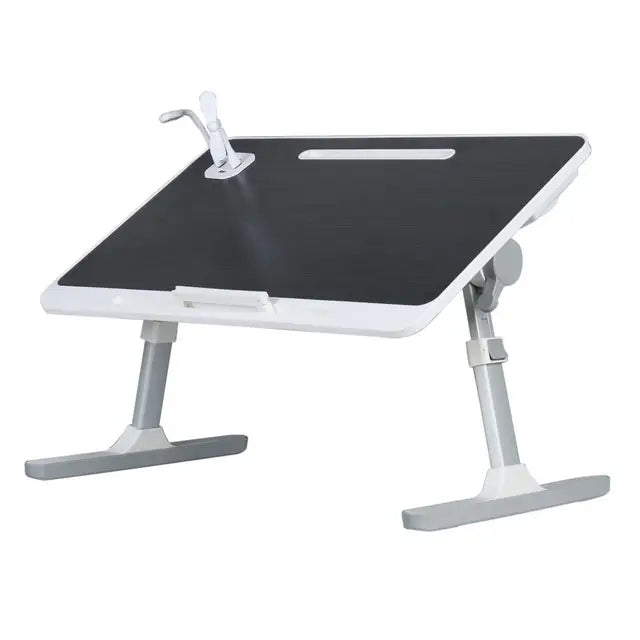 Marveloustoree Laptop Bed Tray Table Height Angle Adjustable Laptop Bed Stand Portable Lap Desk with Foldable Legs Foldable Lap Tablet Table