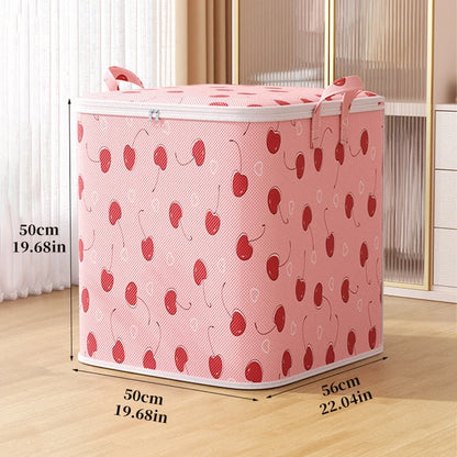 Marveloustoree Large capacity clothing storage bag Portable clothing quilt storage bag Bedroom organizer foldable dust-proof quilt zipper bag