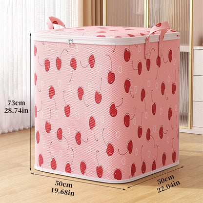 Marveloustoree Large capacity clothing storage bag Portable clothing quilt storage bag Bedroom organizer foldable dust-proof quilt zipper bag