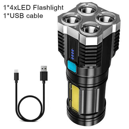 Led Mini Diving Rechargeable High Lumens Torch Long Range Powerful Camping Taschenlampe Linterna Flashlights - MarvelouStoree