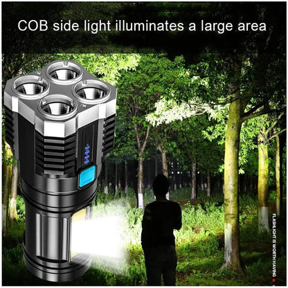 Led Mini Diving Rechargeable High Lumens Torch Long Range Powerful Camping Taschenlampe Linterna Flashlights - MarvelouStoree