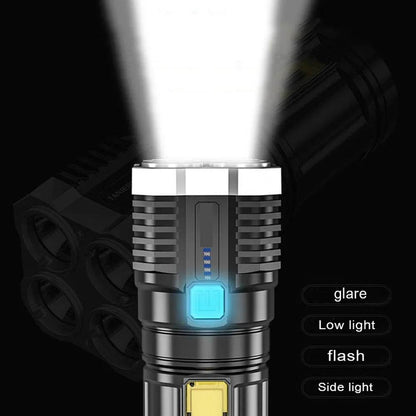 Led Mini Diving Rechargeable High Lumens Torch Long Range Powerful Camping Taschenlampe Linterna Flashlights - MarvelouStoree