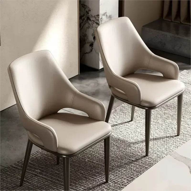 Light Luxury Dining Chair 2023 New Modern Simple Home Scandinavian Italian Premium Feeling Dining Bench - MarvelouStoree