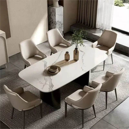 Light Luxury Dining Chair 2023 New Modern Simple Home Scandinavian Italian Premium Feeling Dining Bench - MarvelouStoree