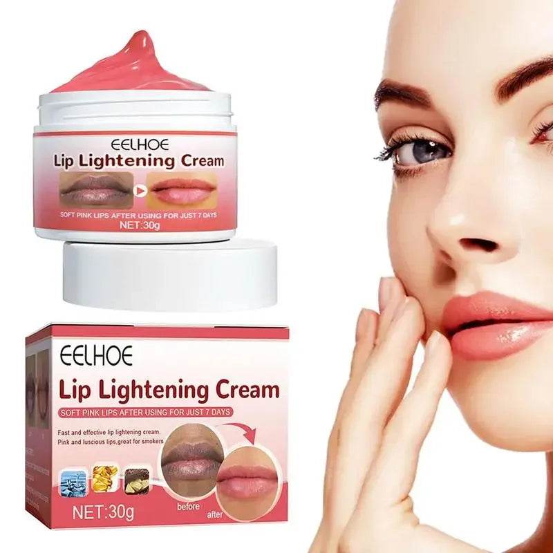 Lip Care Cream Black Dark Smoke Lip Removal Moisturizing Nourish Brighten Fade Lips Line Bleach Anti Crack Lip Lightening Cream - MarvelouStoree