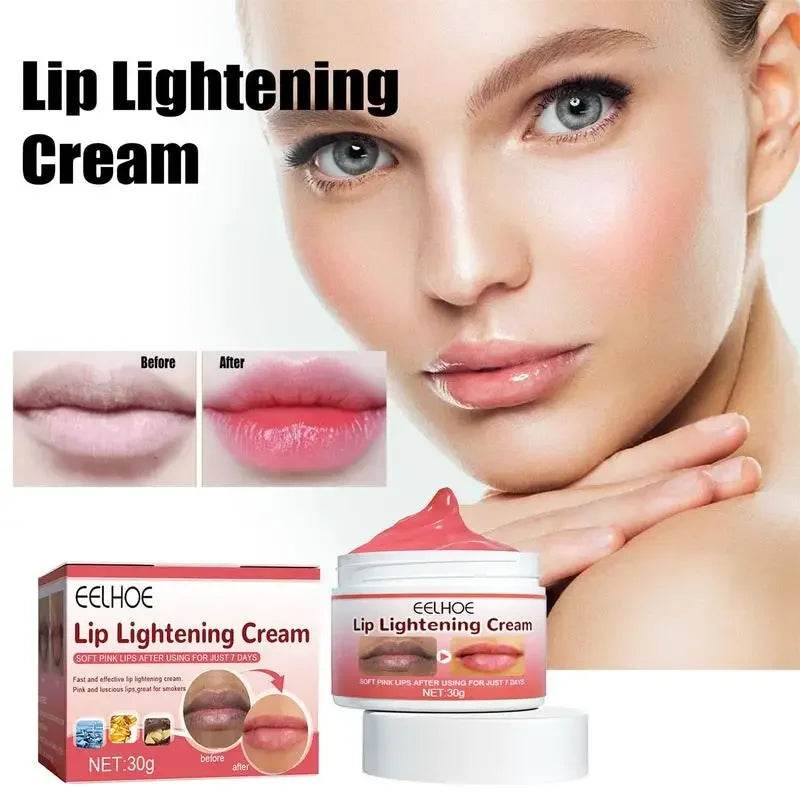 Lip Care Cream Black Dark Smoke Lip Removal Moisturizing Nourish Brighten Fade Lips Line Bleach Anti Crack Lip Lightening Cream - MarvelouStoree