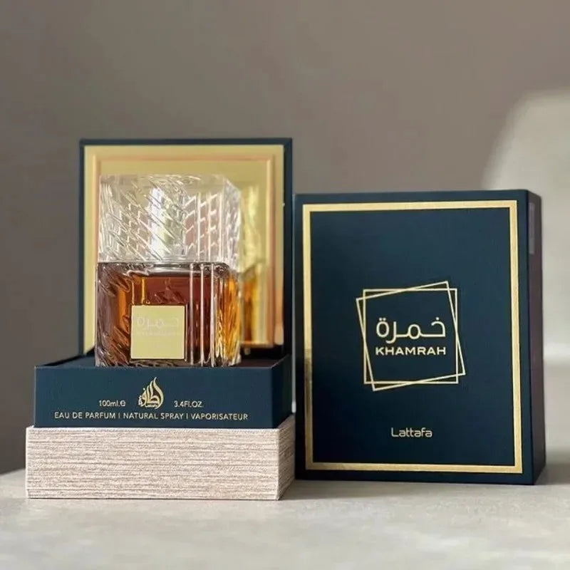 Marveloustoree Long-lasting Men's Cologne Parfum Lattafa Perfumes Khamrah Middle Eastern Arabic Neutral High-end Fragrance Perfume Masculino