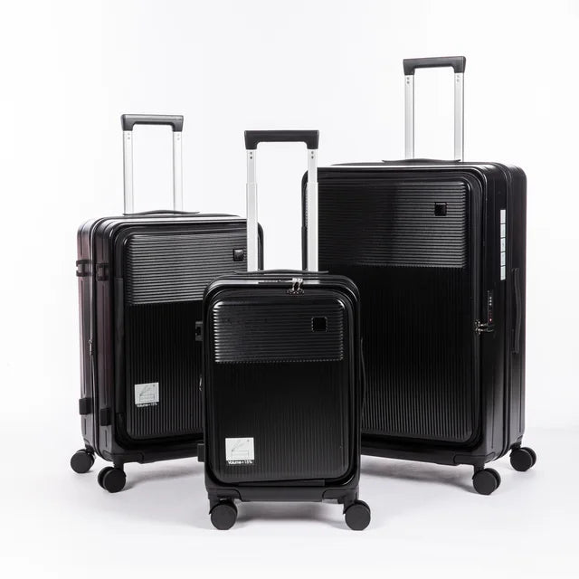 Luggage 3 piece Sets Front Opening Lid Large Size Suitcase 20"24"28 inch Travel Bag Luggage Carry-on Trolley Case Suitcases