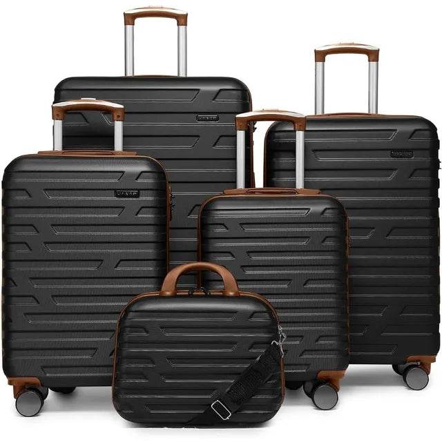 Luggage 5 Piece Sets, Expandable Luggage Sets Clearance, Suitcases with Spinner Wheels, Hard Shell Luggage Carry - MarvelouStoree