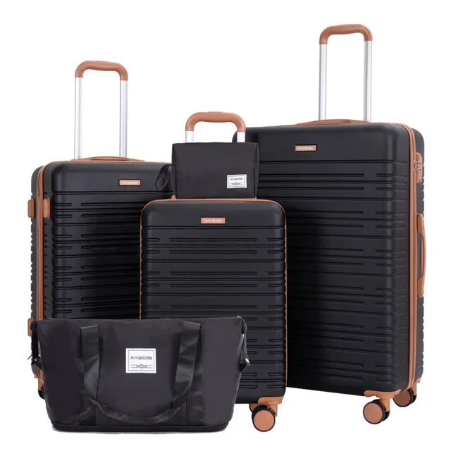 Luggage Sets 3-Piece Suitcases with Double Spinner Wheel,Suitcase Set ABS Hard Case Luggage with TSA Lock