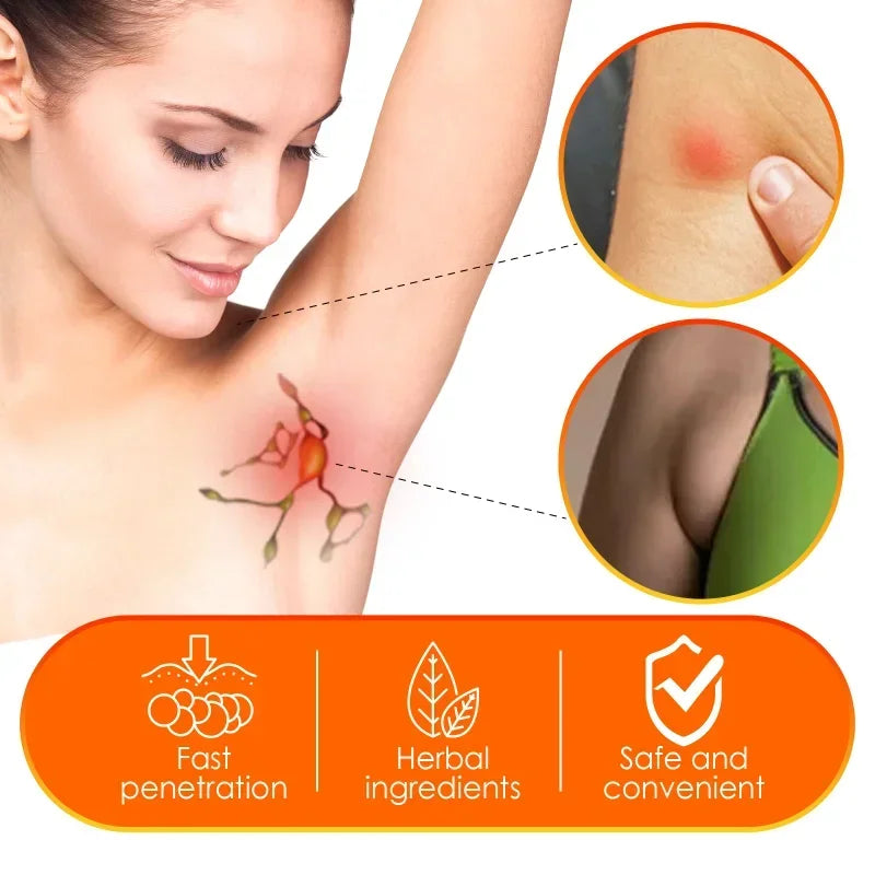 Lymphatic Detox Health Cream Massage Repair Ointment Anti-swelling Herbs Cream Unclog the Neck Armpit Breast Lymph Health Care