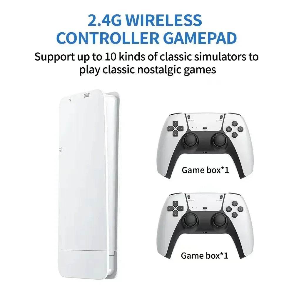 MarveloustoreeM15 Game Stick Mini TV Handheld Game Classic 4K Retro Game Wireless Controllers HD Output Gaming Consola for PS1 Arcade - MarvelouStoree