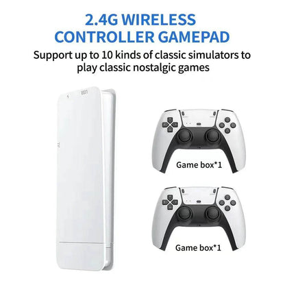 Marveloustoree M15 Game Stick Mini TV Handheld Game Console Wireless Gamepads Video Game 64G 20000+ Retro Game HD Output Two-player for PS1 Etc - MarvelouStoree