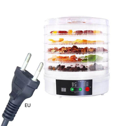 MINI Digital Food Dehydrator Vegetables Fruit Dryer Household Meat Drying Machine With 5 Trays 220V - MarvelouStoree