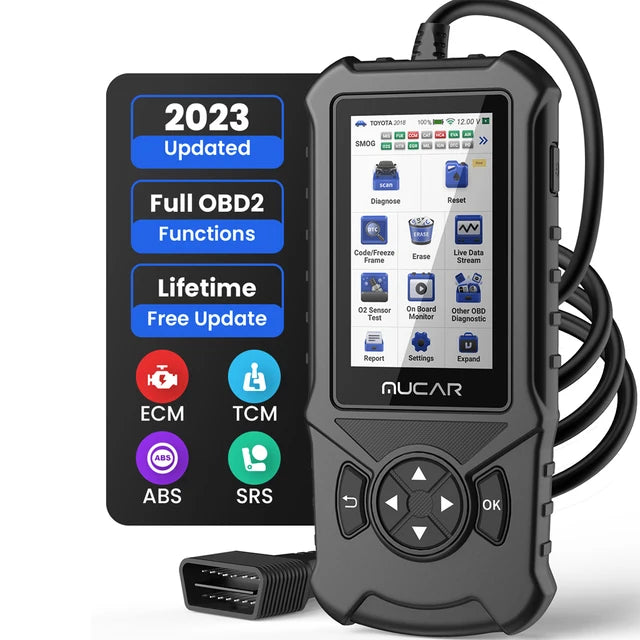 MUCAR CDE900 PRO OBD2 Scanner Diagnostic Scan Tool All System OBDII Car Code Reader for Vehicle 32G Free Update Diagnostic Tools