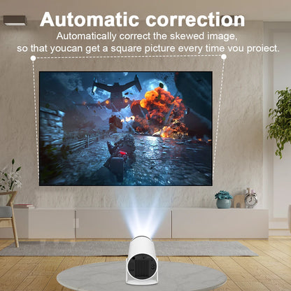 Marveloustoree Super Magcubic 4K  Wifi6 TV Projector Android 11 260 ANSI Bass sound Bluetooth Dual WIFI Allwinner H713 BT5.0 1280*720P Home Cinema Outdoor portable HY300 Pro