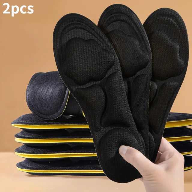 Memory Foam Shoe Sole 5D Sport Insoles for Shoes Women Men Deodorant Breathable Cushion Running Insoles for Feet Care Insoles