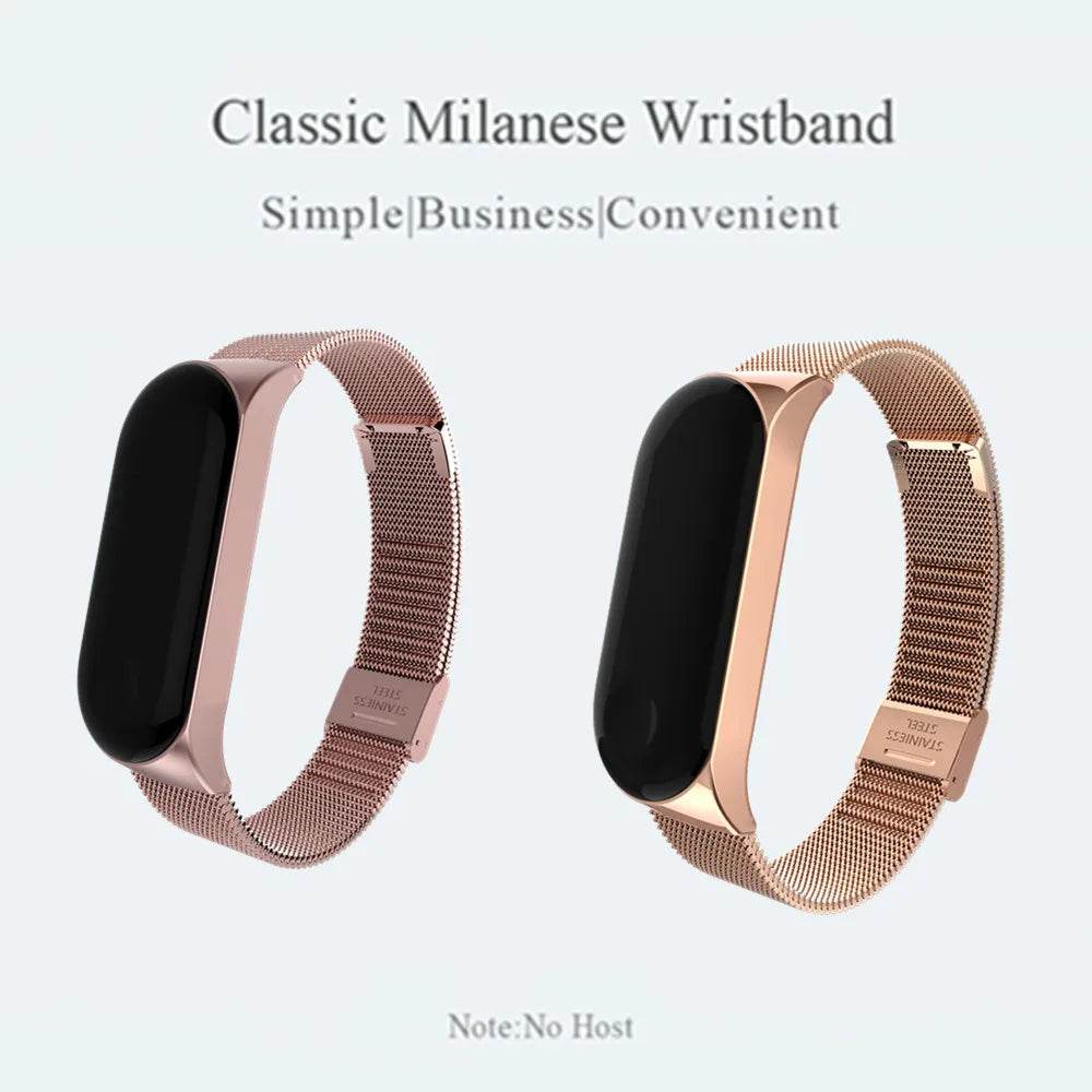 Mi Band 3 Wrist Strap Metal Screwless Stainless Steel For Xiaomi Mi Band 3 Strap Bracelet Miband 3 Wristbands Pulseira Miband3 - MarvelouStoree