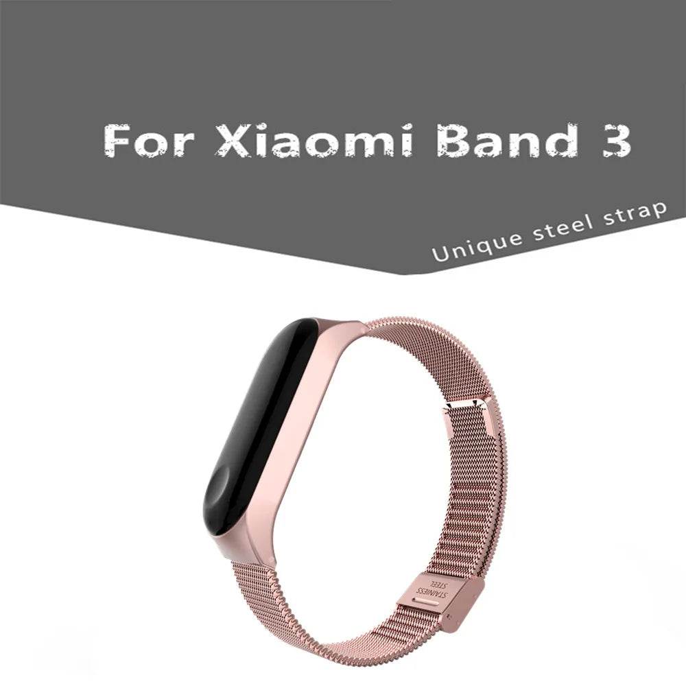 Mi Band 3 Wrist Strap Metal Screwless Stainless Steel For Xiaomi Mi Band 3 Strap Bracelet Miband 3 Wristbands Pulseira Miband3 - MarvelouStoree