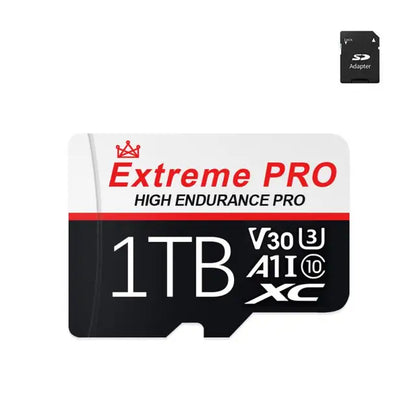 Micro TF SD Card 128GB 256GB Class 10 A2 High Speed Memory Card U3 4K 512GB TF Flash Card 1TB for Smartphone Camera Drone