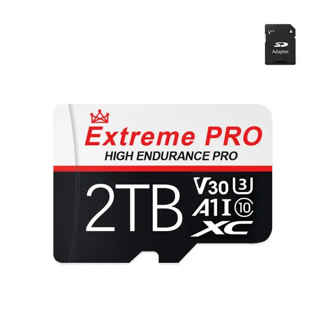 Micro TF SD Card 128GB 256GB Class 10 A2 High Speed Memory Card U3 4K 512GB TF Flash Card 1TB for Smartphone Camera Drone