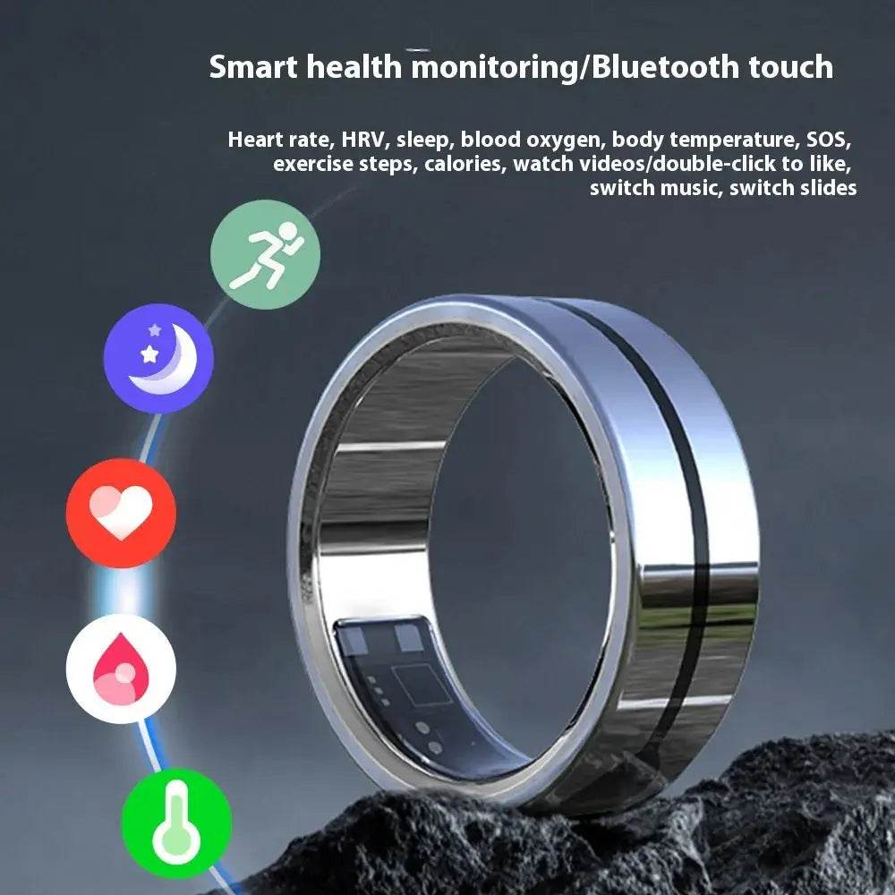 Smart Waterproof Bluetooth Sports Health Ring - MarvelouStoree