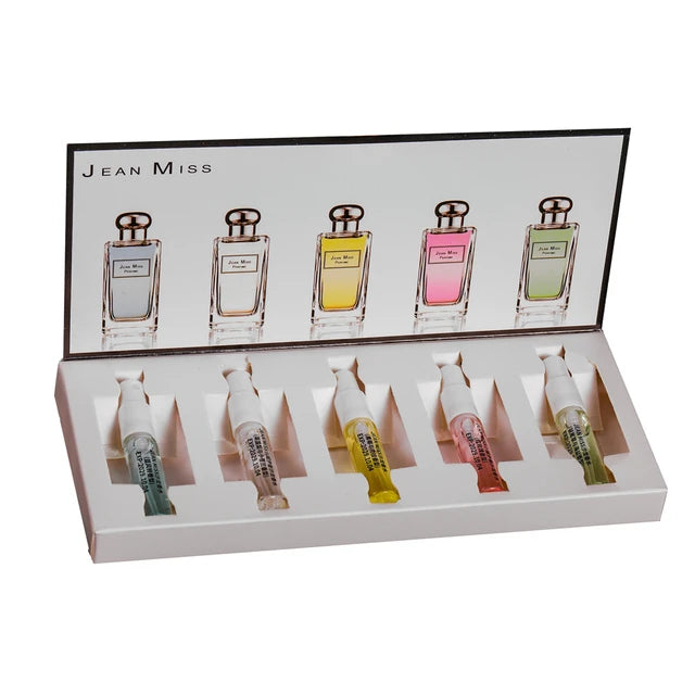 Mini Perfume Women 15ml Gift Box 5pcs Set Plant Floral Scent Perfumes De Mujer Originales Cologne Lasting Fragrance Parfüm Damen