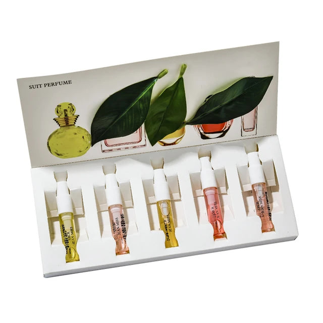 Mini Perfume Women 15ml Gift Box 5pcs Set Plant Floral Scent Perfumes De Mujer Originales Cologne Lasting Fragrance Parfüm Damen