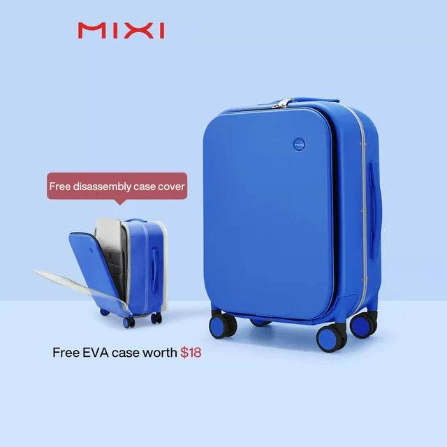 Mixi Patent Design Aluminum Frame Suitcase Carry On Rolling Luggage Beautiful Boarding Cabin 18 20 24 Inch M9260 - MarvelouStoree