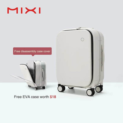 Mixi Patent Design Aluminum Frame Suitcase Carry On Rolling Luggage Beautiful Boarding Cabin 18 20 24 Inch M9260 - MarvelouStoree