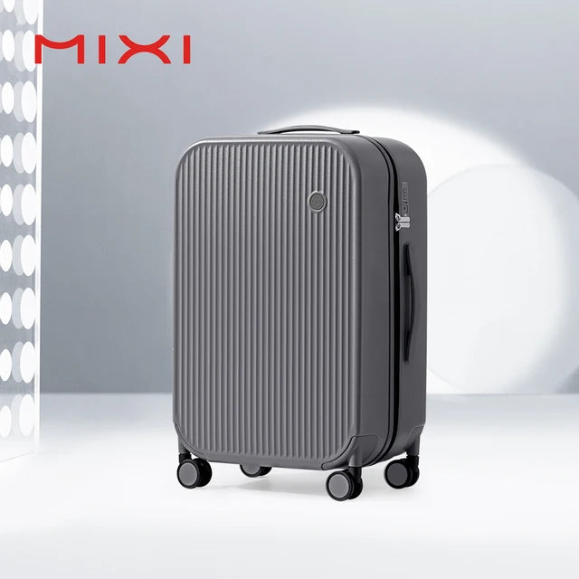 Mixi Striped Travel Luggage 20 Inch Cabin Size Luggage Lightweight Hand Carry Case Rolling Wheel PC Suitcase 24 26 Inch M9273