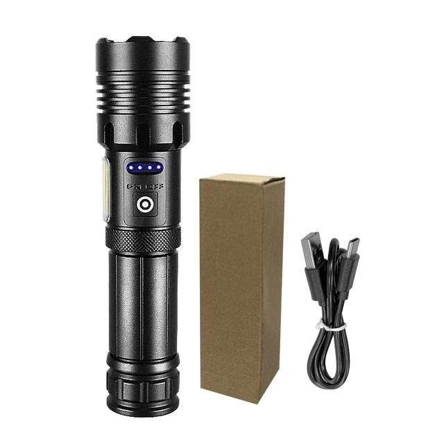 NEW 1000000LM High Power Led Flashlights Built-in Battery 15000mah Tactical Flashlight Emergency Spotlight Most Powerful Lantern - MarvelouStoree