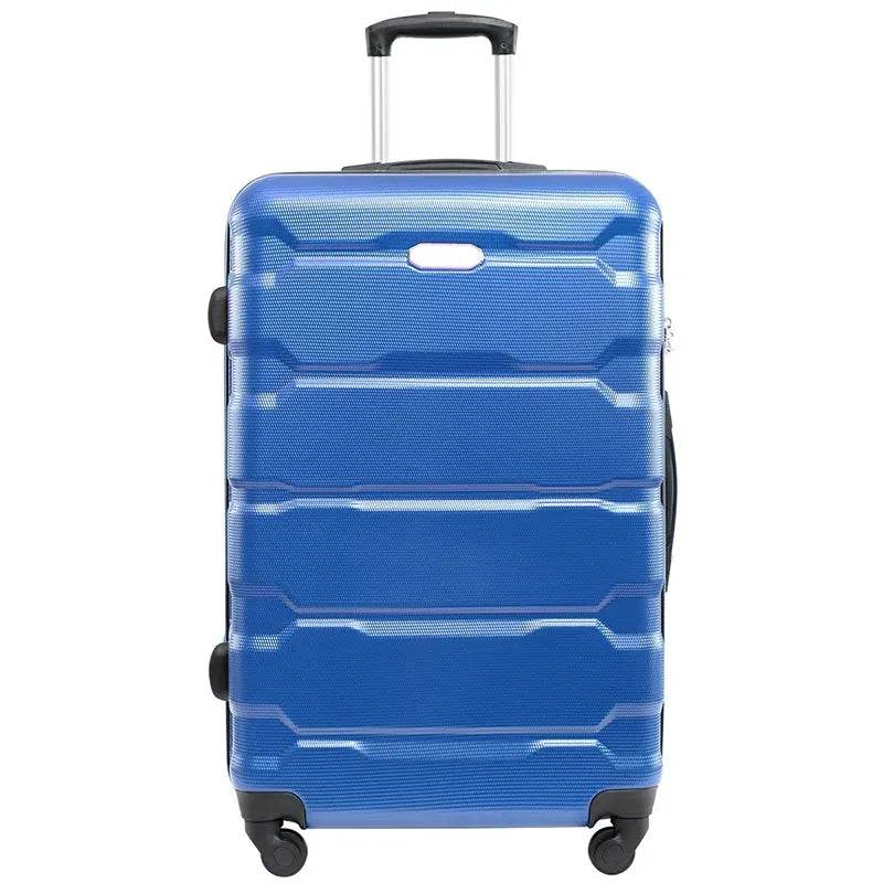 New 2024 Luggage Sets of 4 Pieces Lightweight Pull Rod Suitcase with Lock Zipper ABS+PC Luggage Boarding Case 18/22/26/28 Inch - MarvelouStoree