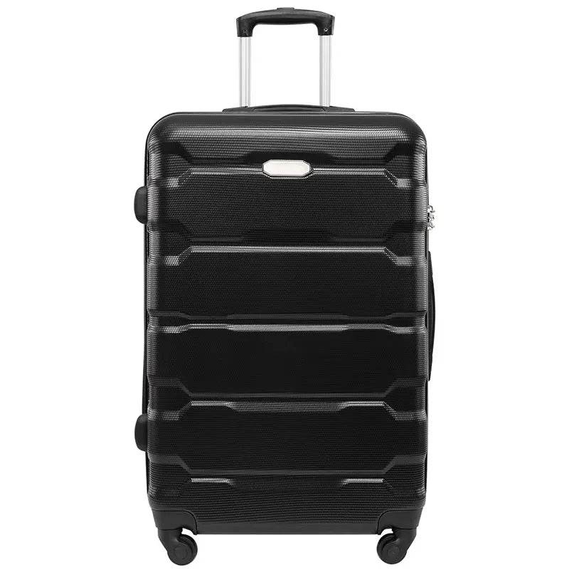 New 2024 Luggage Sets of 4 Pieces Lightweight Pull Rod Suitcase with Lock Zipper ABS+PC Luggage Boarding Case 18/22/26/28 Inch - MarvelouStoree