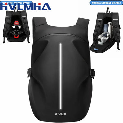 New Classic Large Capacity Multifunctional Motorcycle Helmet Bag Waterproof Motorcycle Backpack Reflective Bicycle Travel Bag