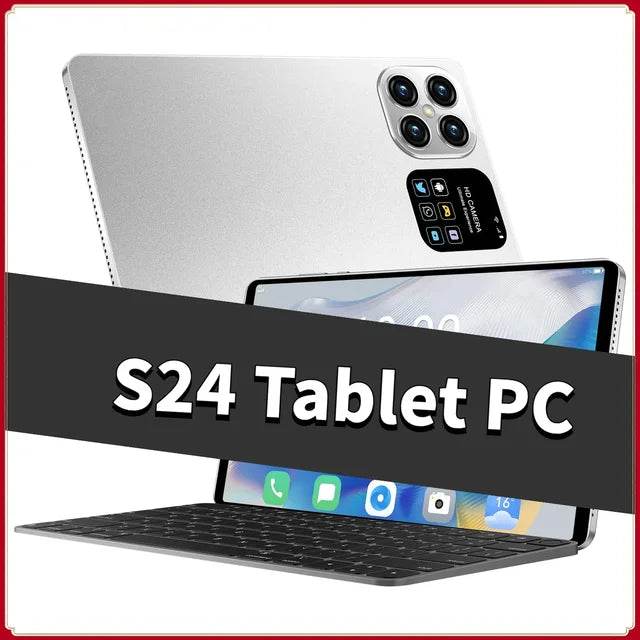 New Global Original S24 Tablet PC Android13 8inch HD 16+1TB Snapdragon888 Unlocked Pad Dual Card 5G Call Wifi MI Global - MarvelouStoree