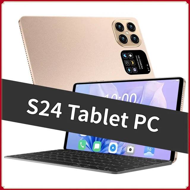 New Global Original S24 Tablet PC Android13 8inch HD 16+1TB Snapdragon888 Unlocked Pad Dual Card 5G Call Wifi MI Global - MarvelouStoree