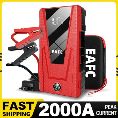 Newest Jump Starter Power Bank 2000A/1200A Portable Charger Car Booster 12V Auto Starting Device Emergency Car Battery Starter - MarvelouStoree