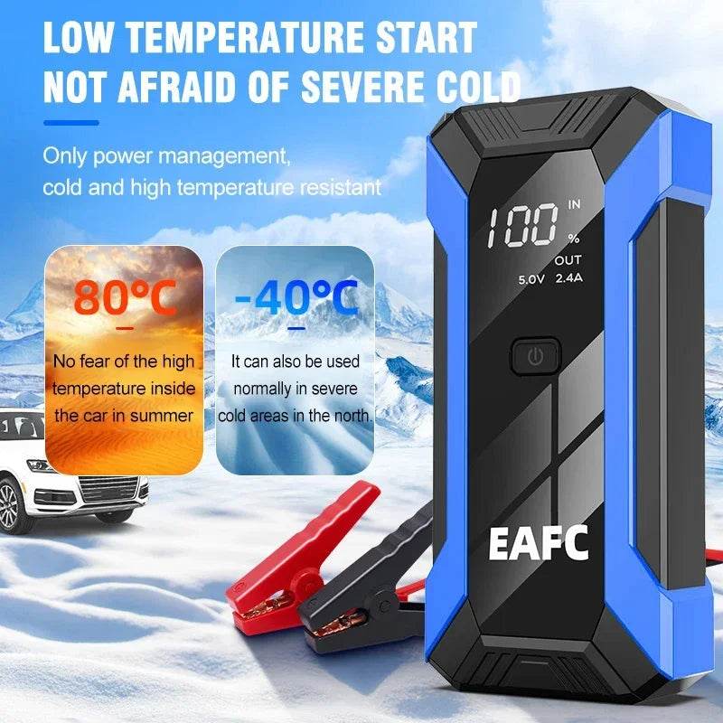 Newest Jump Starter Power Bank 2000A/1200A Portable Charger Car Booster 12V Auto Starting Device Emergency Car Battery Starter - MarvelouStoree