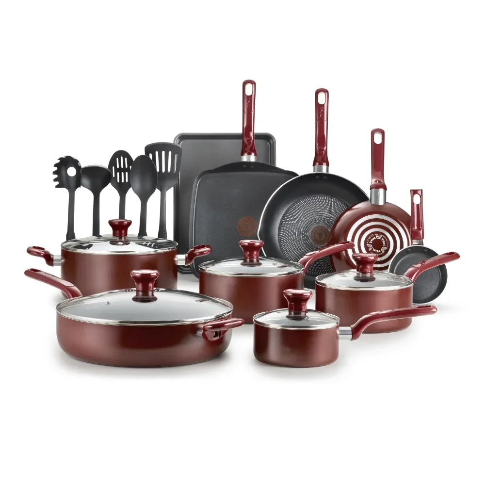 Nonstick Cookware Nonstick Cookware Set for Kitchen Pots Offers Dishwasher Safe 20 Piece Set Free Shipping Non-stick Pan Cooking