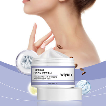 Neck Lines Protein Cream Eliminate Double Chin Moisturizing Reducing Fine Lines Lifting Brightening Rejuvenation Face Skin Care